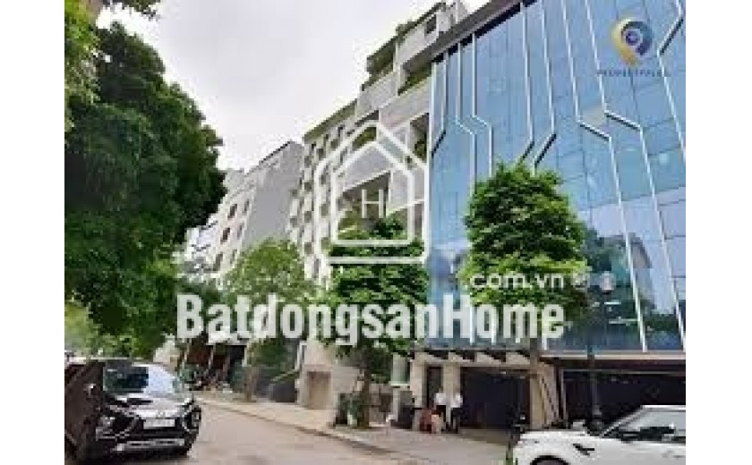 Bán nhà mặt phố Duy Tân, 165m2, 9 tầng 10m mặt tiền, giá 103tỷ mặt vườn hoa siêu VIP